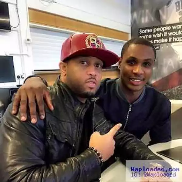Photo: Star Actor Mike Ezuruonye Hangs Out With Super Eagles Striker Odion Ighalo